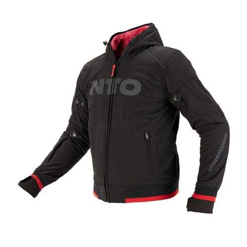 Campera NTO Zip Hoodie Armor Hombre Negro